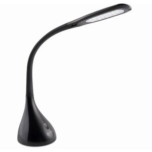 OttLite Creative Curves LED Desk Lamp with Adjustable Neck - ‎ Black - No Cord